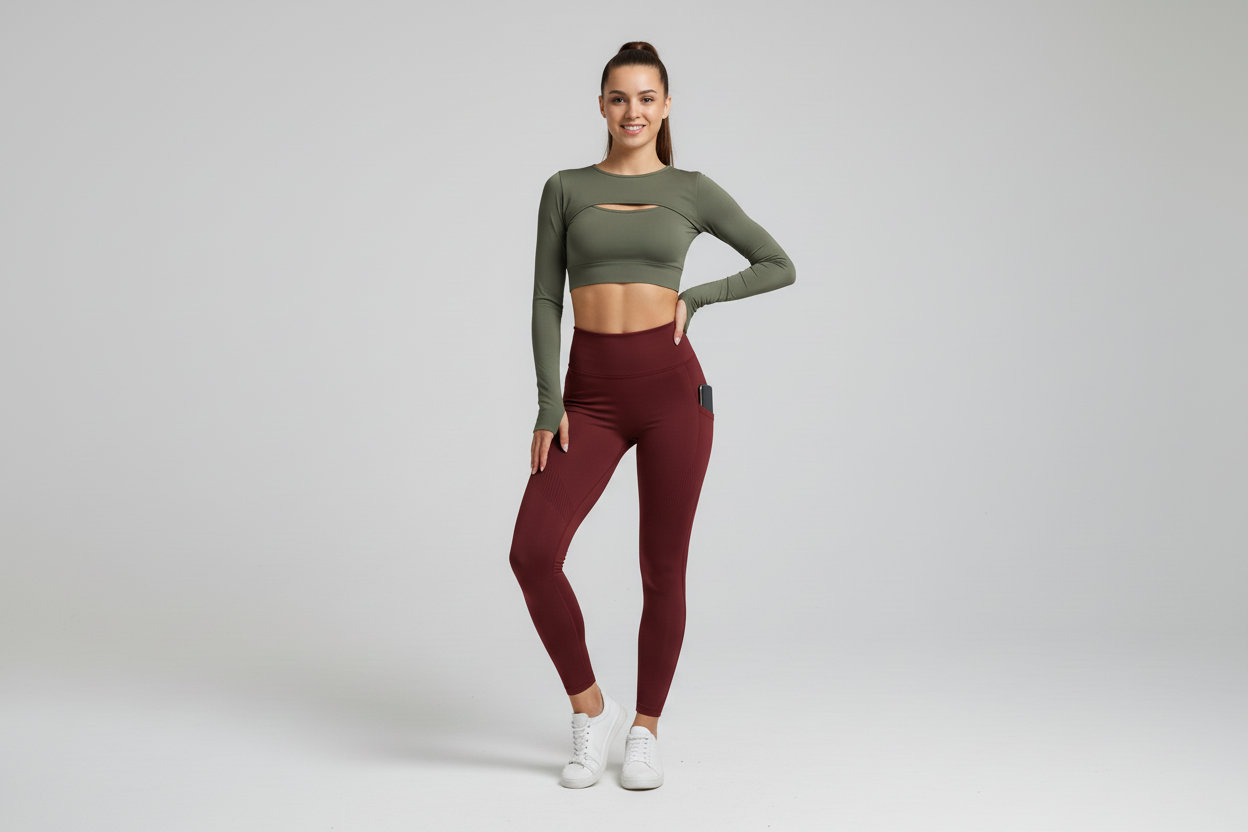 change color to maroon and add 2 pockets on the side